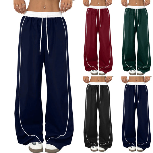 Women's Wide-Leg Drawstring Pants