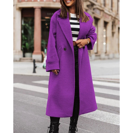 Long Oversized Wool Coat