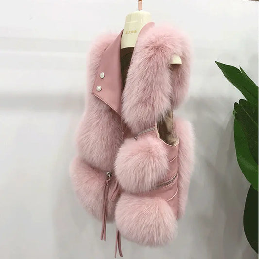 Faux Fur Sleeveless Gilet