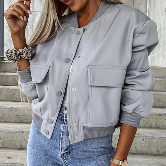 Button-Up Bomber Jacket
