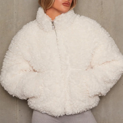 Borg Fleece Zip-Up Jacket