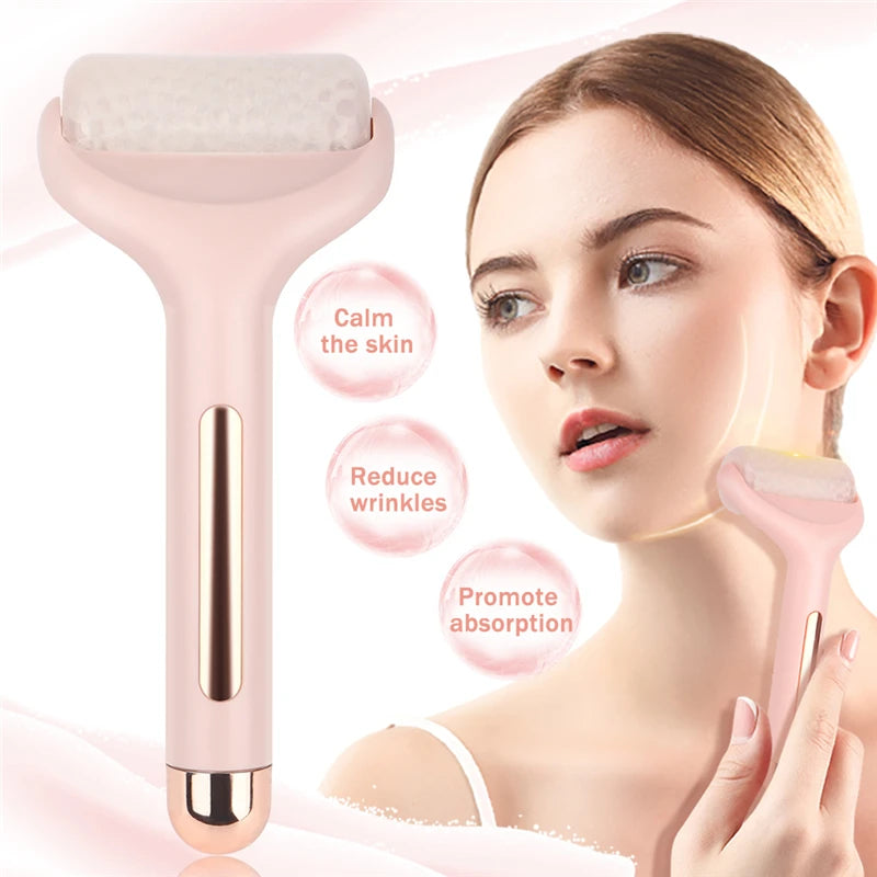 Ice Roller for Face & Eyes – Cooling Facial Massager