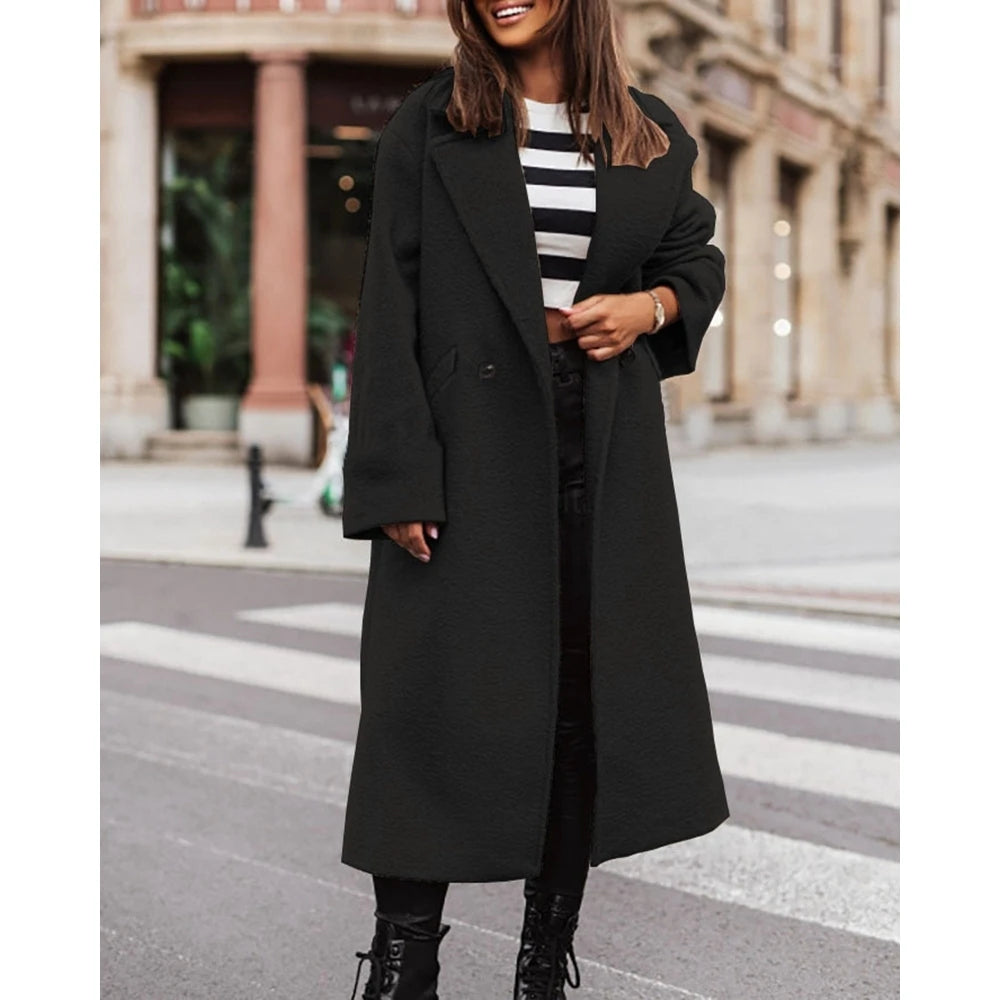 Long Oversized Wool Coat