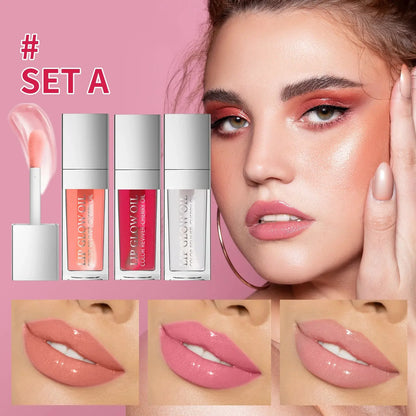 Crystal Jelly Lip Glow Oil Set