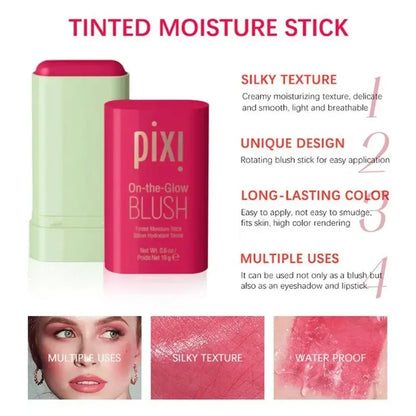 3-in-1 Lip & Cheek Tinted Moisture Stick