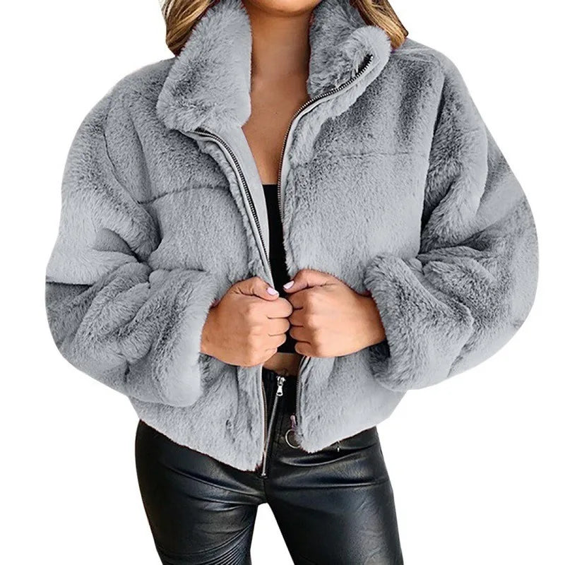 Teddy Borg Zip-Up Jacket