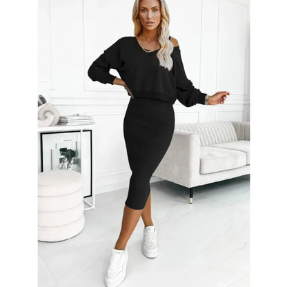 Two-Piece Casual Knit Set