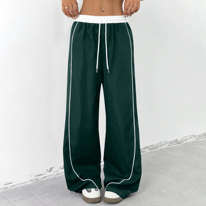 Women's Wide-Leg Drawstring Pants