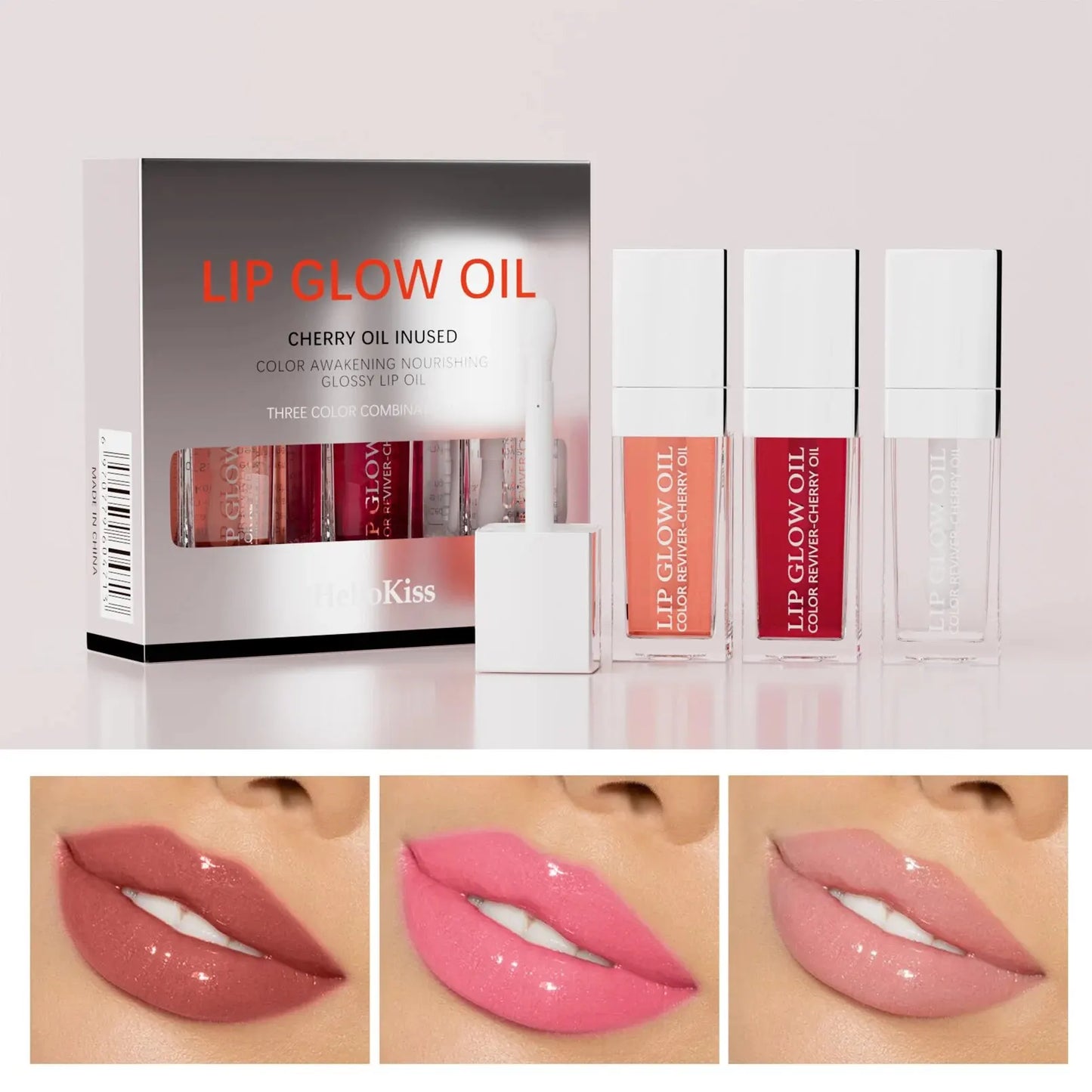 Crystal Jelly Lip Glow Oil Set