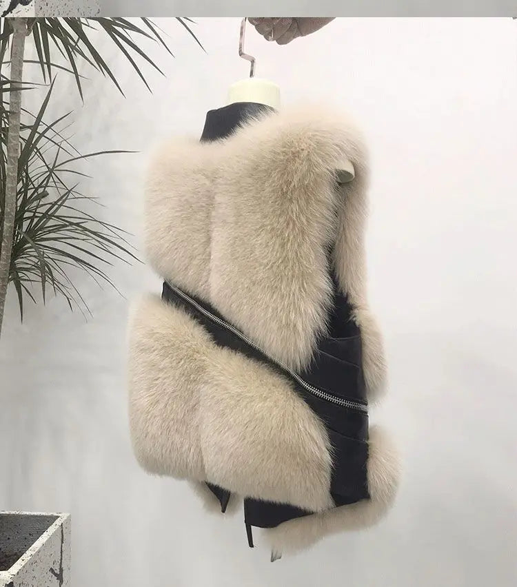 Faux Fur Sleeveless Gilet
