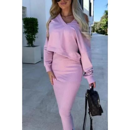 Two-Piece Casual Knit Set