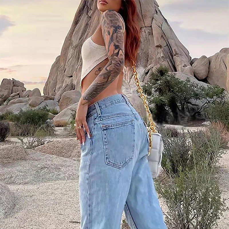 Wide Leg Baggy Jeans