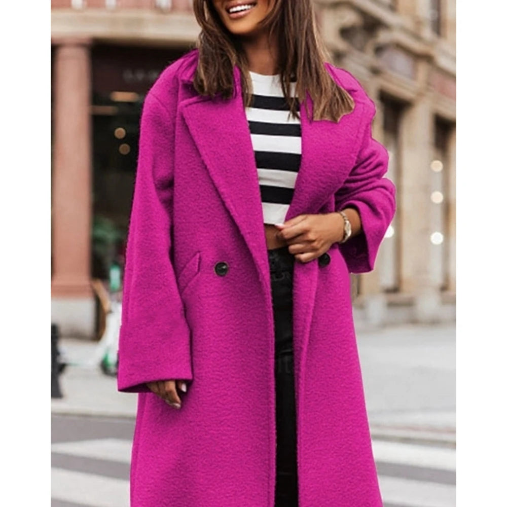 Long Oversized Wool Coat