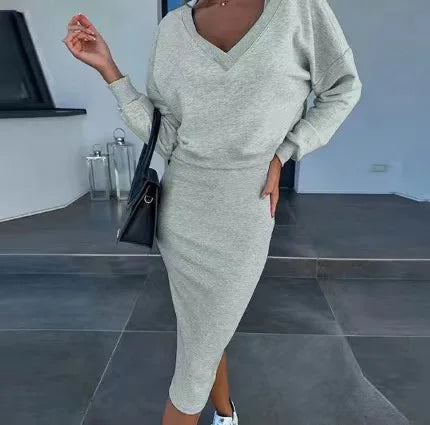 Two-Piece Casual Knit Set