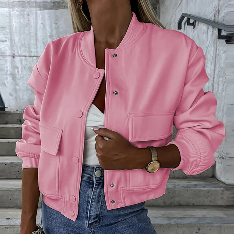 Button-Up Bomber Jacket