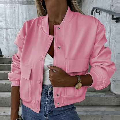 Button-Up Bomber Jacket