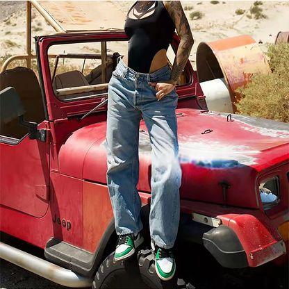 Wide Leg Baggy Jeans