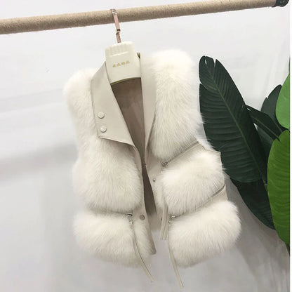 Faux Fur Sleeveless Gilet