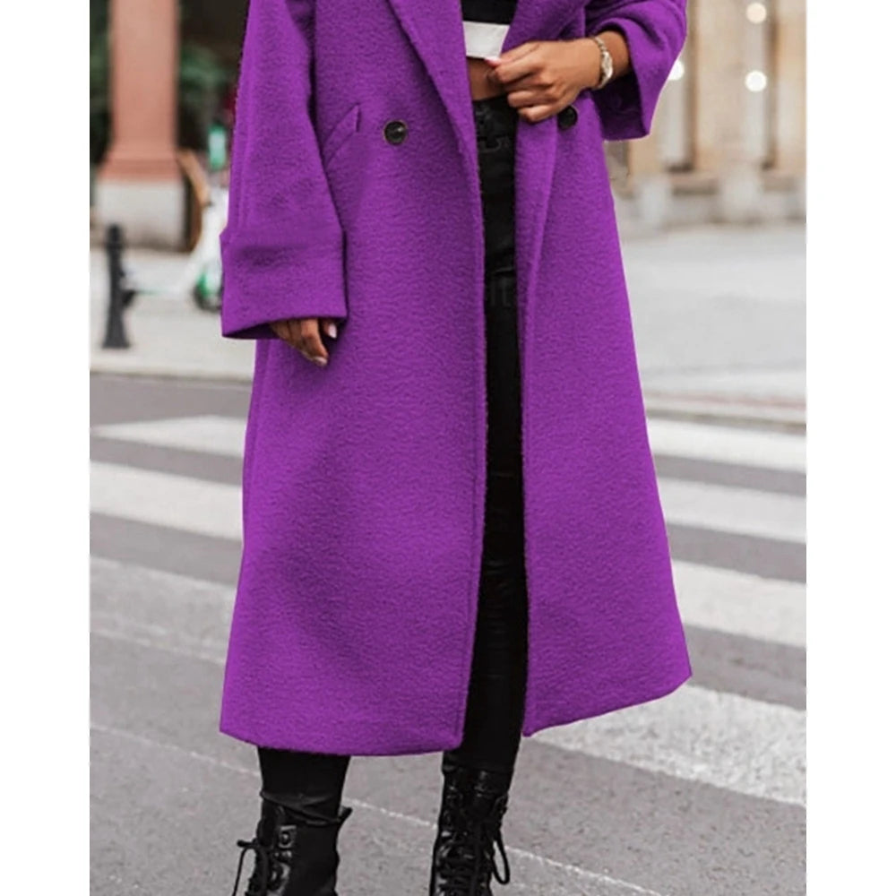 Long Oversized Wool Coat