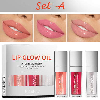Crystal Jelly Lip Glow Oil Set