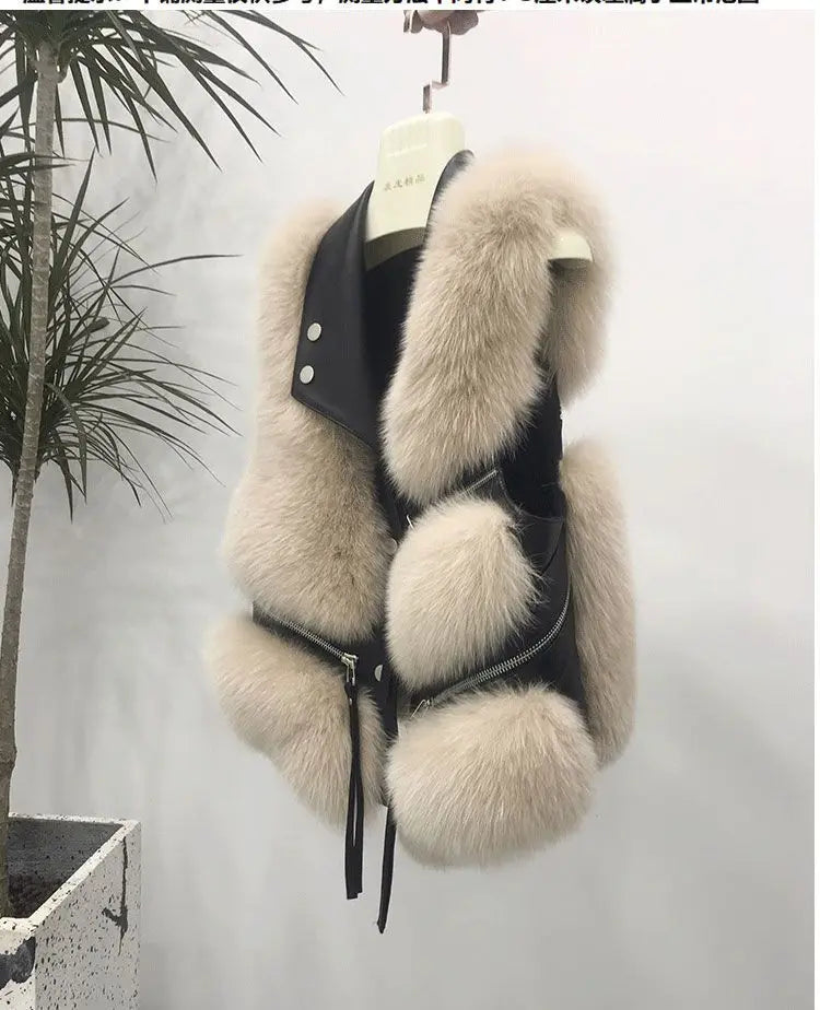 Faux Fur Sleeveless Gilet