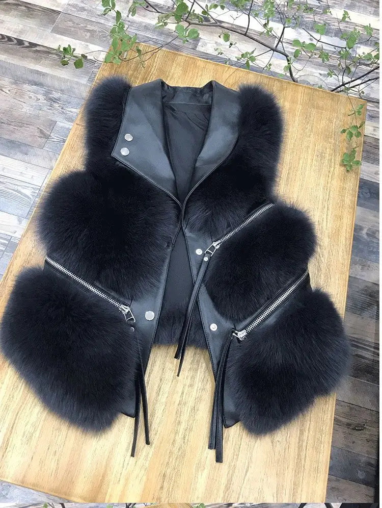 Faux Fur Sleeveless Gilet