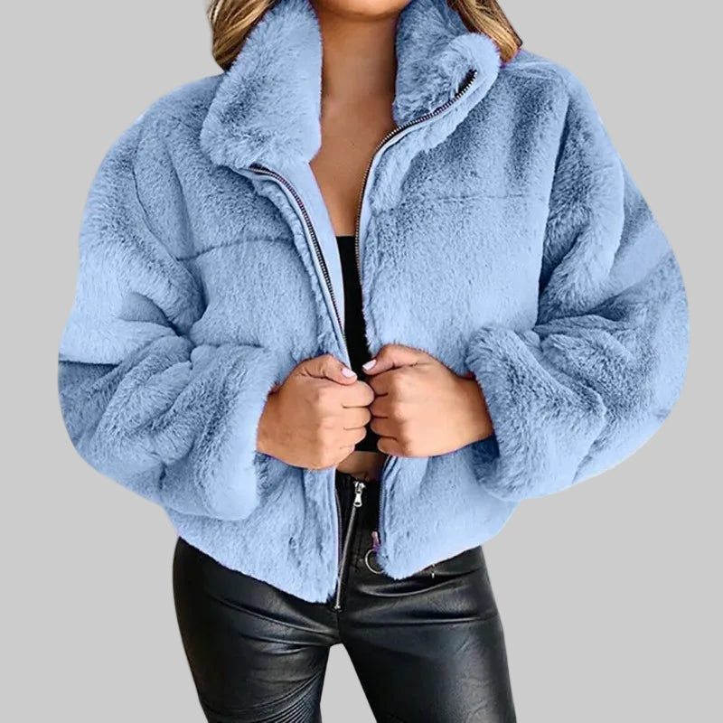 Teddy Borg Zip-Up Jacket