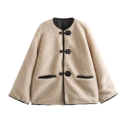 Oversized Borg Teddy Coat