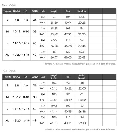 Knit Contrast Trim Two-Piece Set