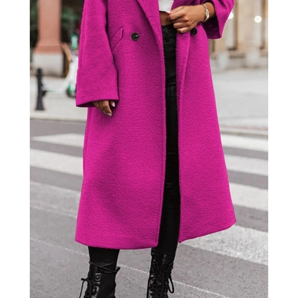 Long Oversized Wool Coat