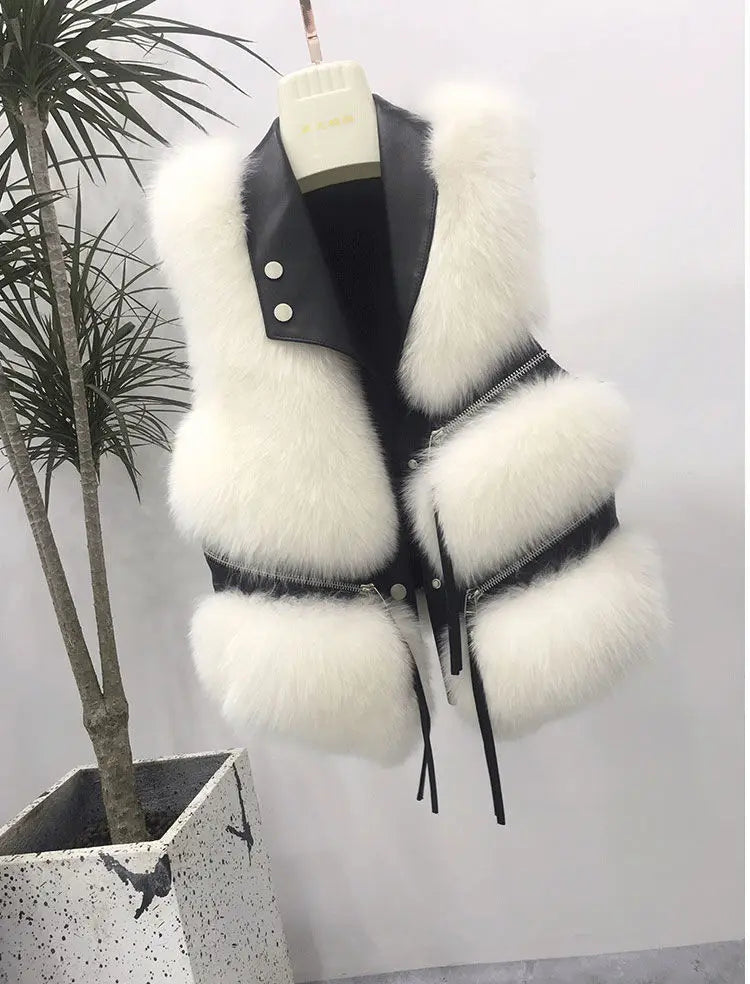 Faux Fur Sleeveless Gilet
