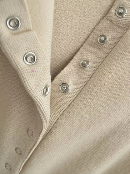 Ribbed Slim-Fit Knit Cardigan