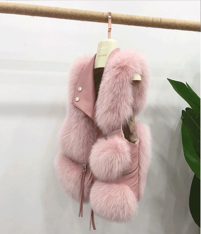 Faux Fur Sleeveless Gilet