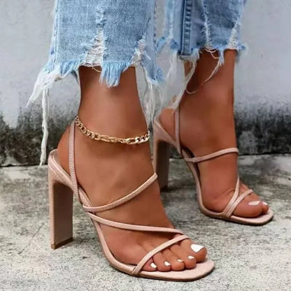Strappy Block Heel Sandals