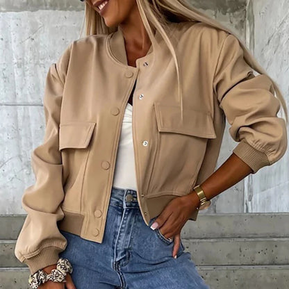 Button-Up Bomber Jacket
