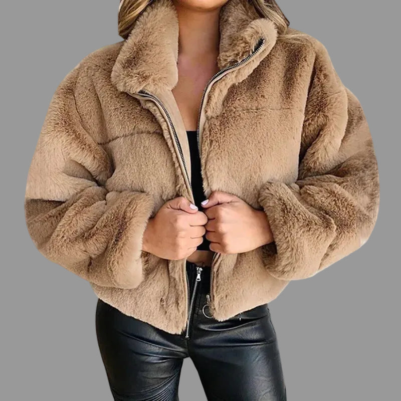Teddy Borg Zip-Up Jacket