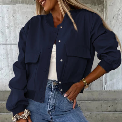 Button-Up Bomber Jacket