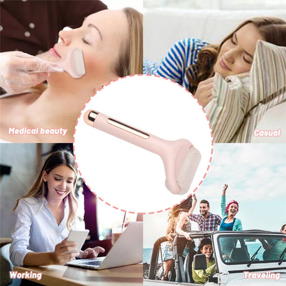 Ice Roller for Face & Eyes – Cooling Facial Massager