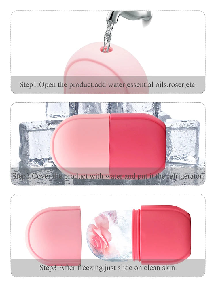 Silicone Ice Face Roller