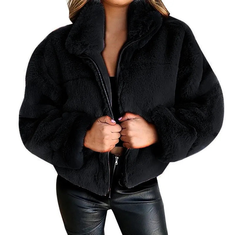 Teddy Borg Zip-Up Jacket
