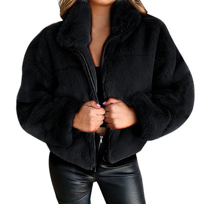 Teddy Borg Zip-Up Jacket