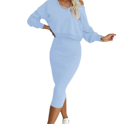 Two-Piece Casual Knit Set