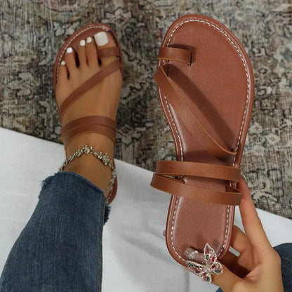 Strappy Flat Gladiator Sandals