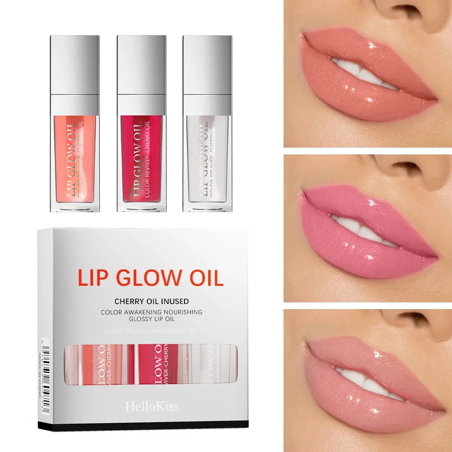 Crystal Jelly Lip Glow Oil Set