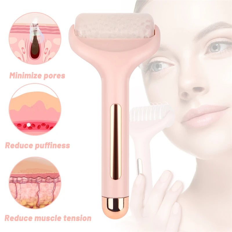 Ice Roller for Face & Eyes – Cooling Facial Massager