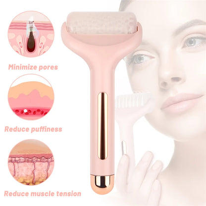 Ice Roller for Face & Eyes – Cooling Facial Massager
