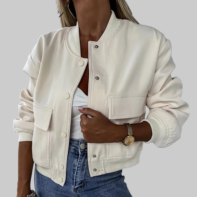 Button-Up Bomber Jacket
