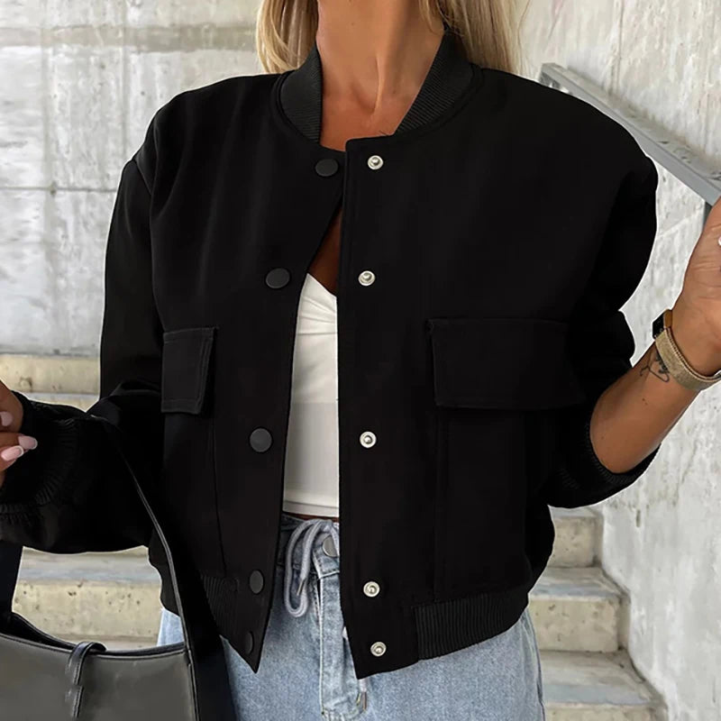 Button-Up Bomber Jacket