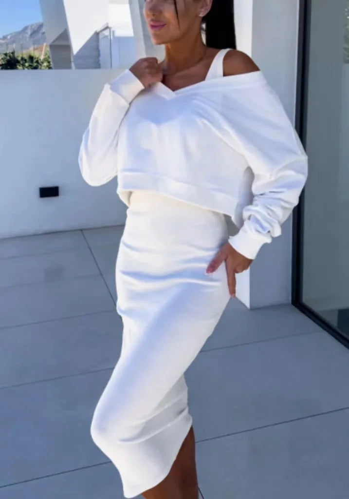 Two-Piece Casual Knit Set