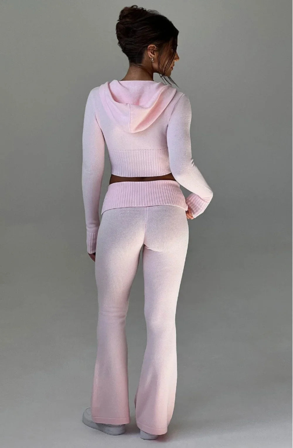 Flare Zip-Up Hoodie Lounge Set
